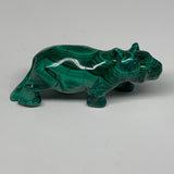 181.8g, 4"x1.1"x1.7" Natural Solid Malachite Lion Figurine @Congo, B7423