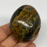 154.1g, 2.2"x1.6"x1.8" Ocean Jasper Palm-Stone Orbicular Jasper Reiki Energy,B15