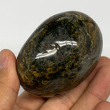 211.3g, 2.6"x2"x1.8" Ocean Jasper Palm-Stone Orbicular Jasper Reiki Energy,B1520