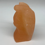 912g, 5"x3.6"x2.7" Orange Selenite (Satin Spar) Angel Crystal @Morocco,B9410