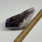 650g,7.5"x2.9"x2.3",Amethyst Point Polished Rough lower part from Brazil,B19112