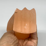 826g, 5.3"x3.4"x2.5" Orange Selenite (Satin Spar) Angel Crystal @Morocco,B9412