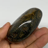 166.4g, 2.8"x2"x1.3" Ocean Jasper Palm-Stone Orbicular Jasper Reiki Energy,B1520