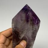560g,8"x2.3"x1.8",Amethyst Point Polished Rough lower part from Brazil,B19115