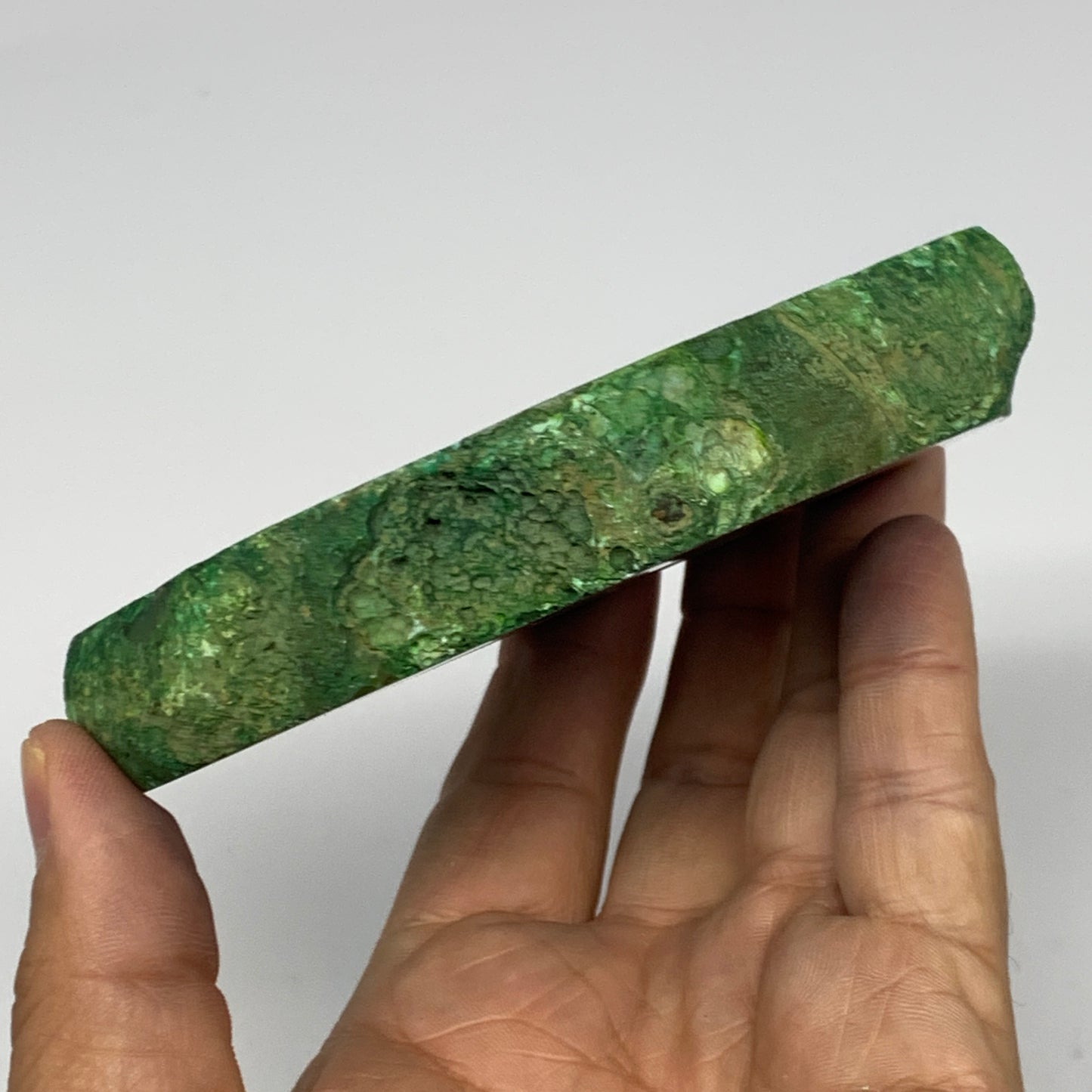 270.6g, 4.2"x3.5"x0.7", Dyed Agate Tea Light Candle Holder Crystal, B25559