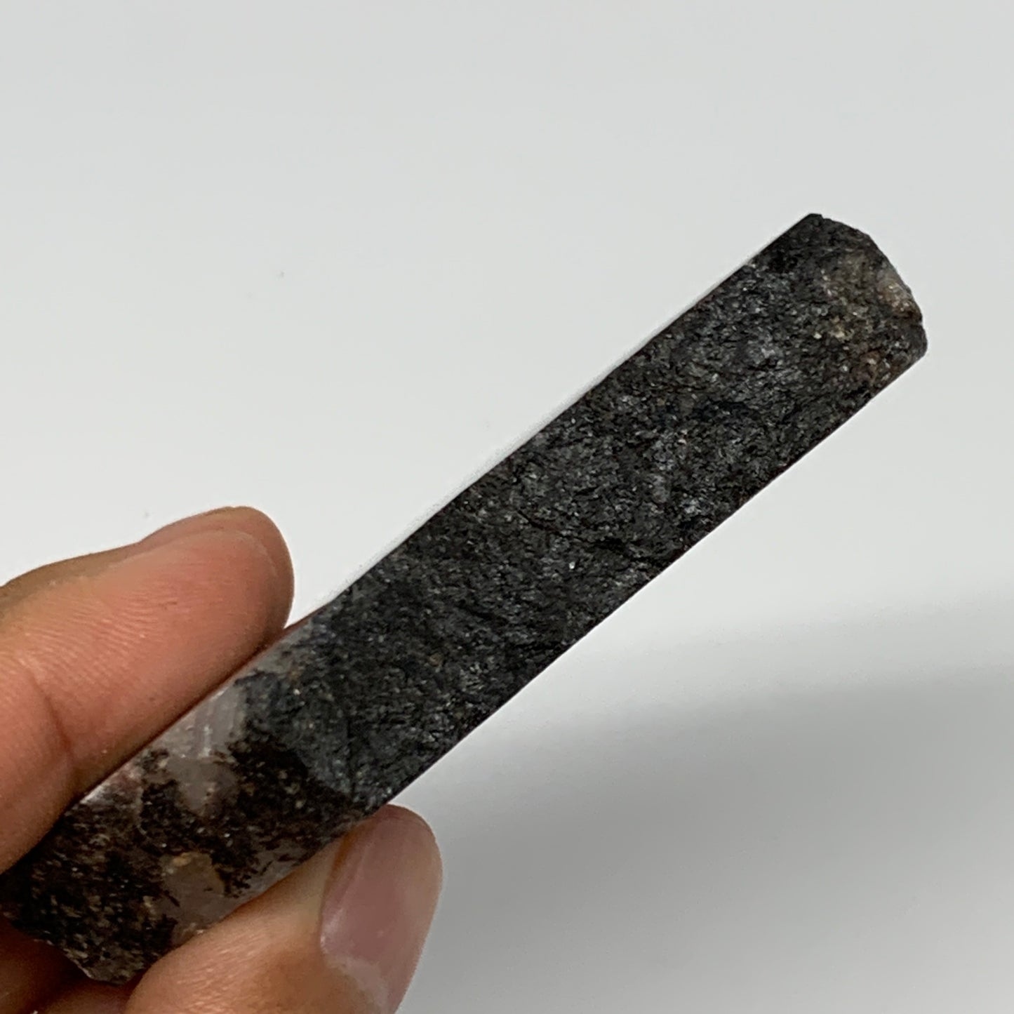 85.2g, 2.1"x2.2"x0.5", One face polished Rhodonite, One face semi polished, B160