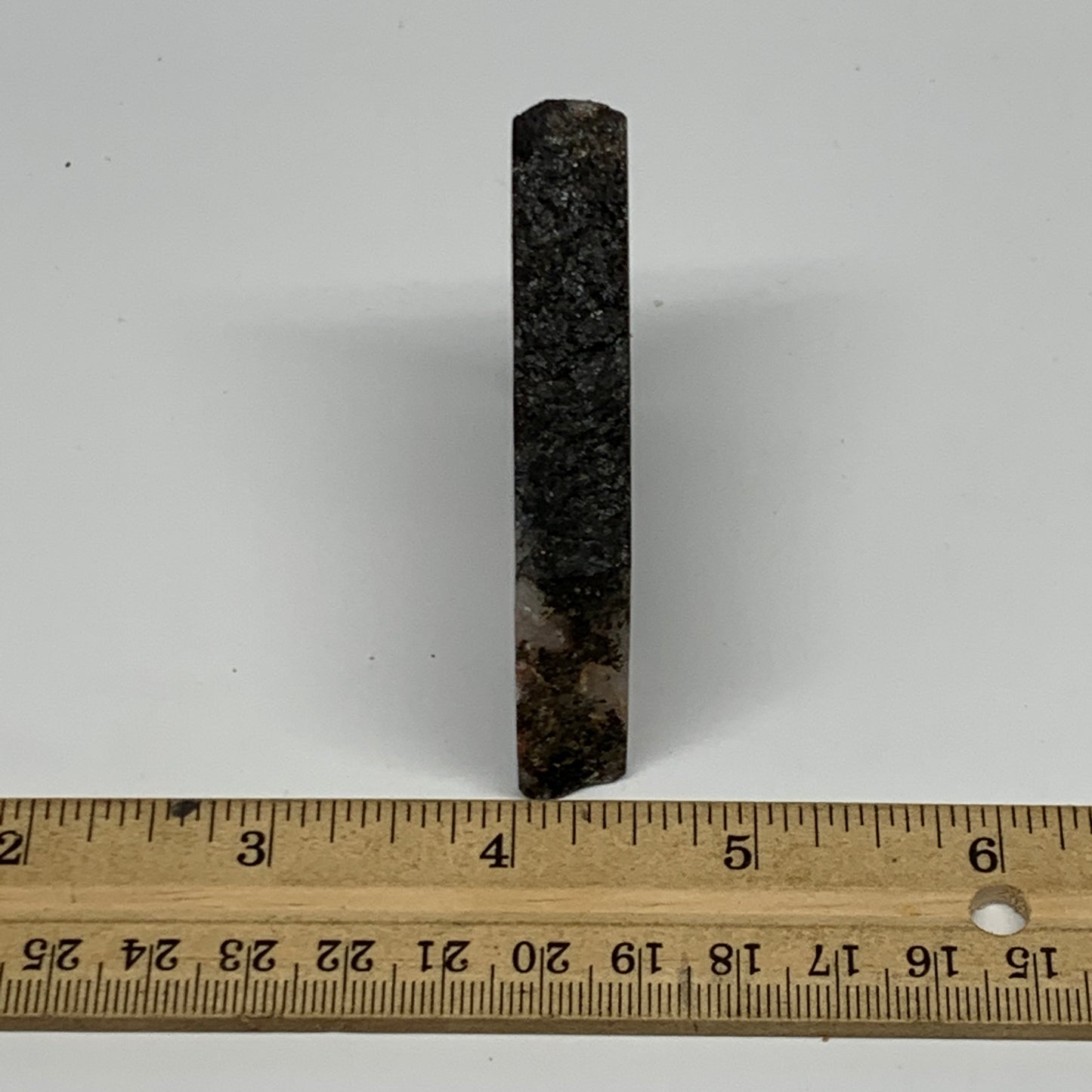 85.2g, 2.1"x2.2"x0.5", One face polished Rhodonite, One face semi polished, B160