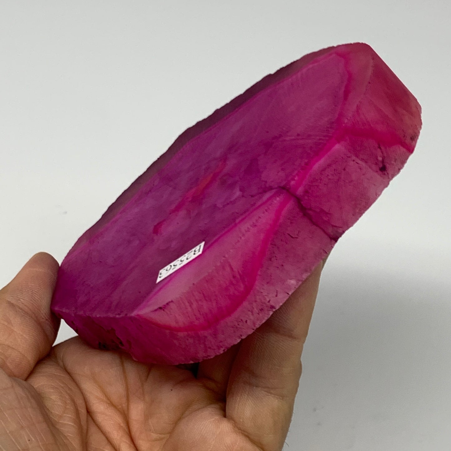 321.5g, 4.4"x3.8"x0.7", Dyed Agate Tea Light Candle Holder Crystal, B25563