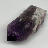 830g,7.2"x2.6"x2.2",Amethyst Point Polished Rough lower part from Brazil,B19121
