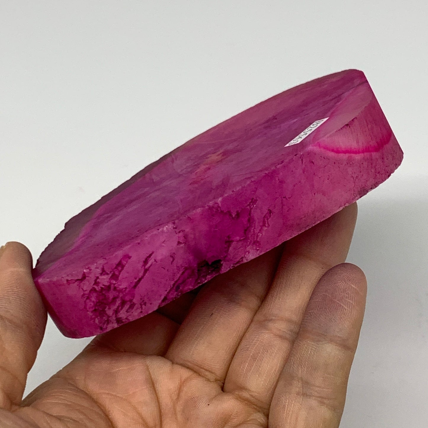 321.5g, 4.4"x3.8"x0.7", Dyed Agate Tea Light Candle Holder Crystal, B25563