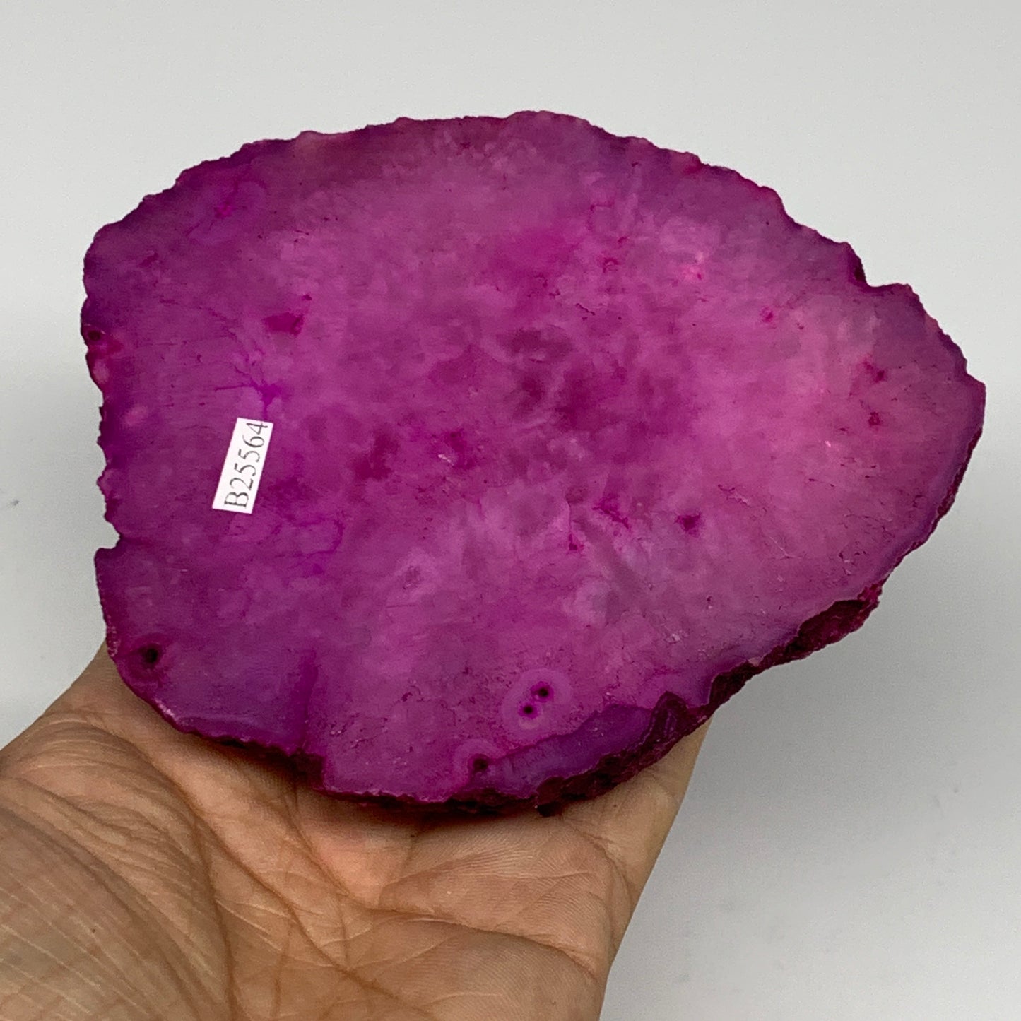 311.9g, 4.7"x4.1"x0.7", Dyed Agate Tea Light Candle Holder Crystal, B25564