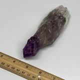 231.4g,6"x1.8"x1.4",Amethyst Point Polished Rough lower part from Brazil,B19122