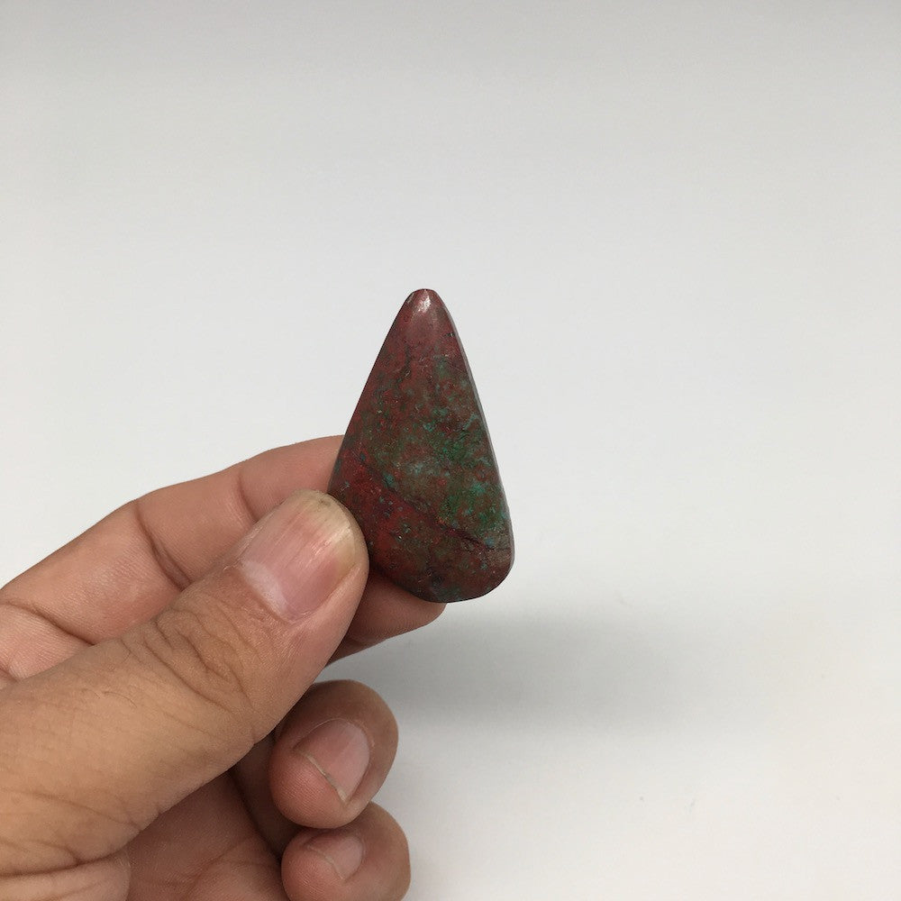 12g, 1.6"x 0.9" Sonora Sunset Chrysocolla Cuprite Cabochon from Mexico, SC124