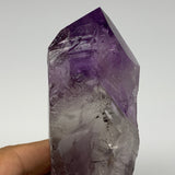 250.7g,5.3"x1.8"x1.2",Amethyst Point Polished Rough lower part from Brazil,B1912
