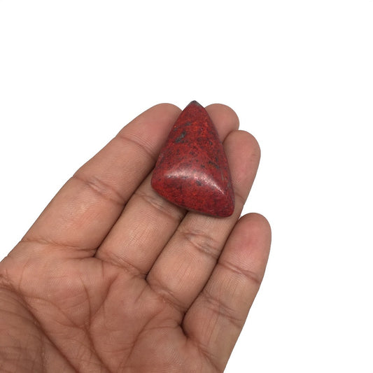 15.9g, 1.6"x 1" Sonora Sunset Chrysocolla Cuprite Cabochon from Mexico, SC125