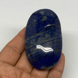 110.1g,2.8"x1.6"x0.9", Natural Lapis Lazuli Palm Stone from Afghanistan,B23175