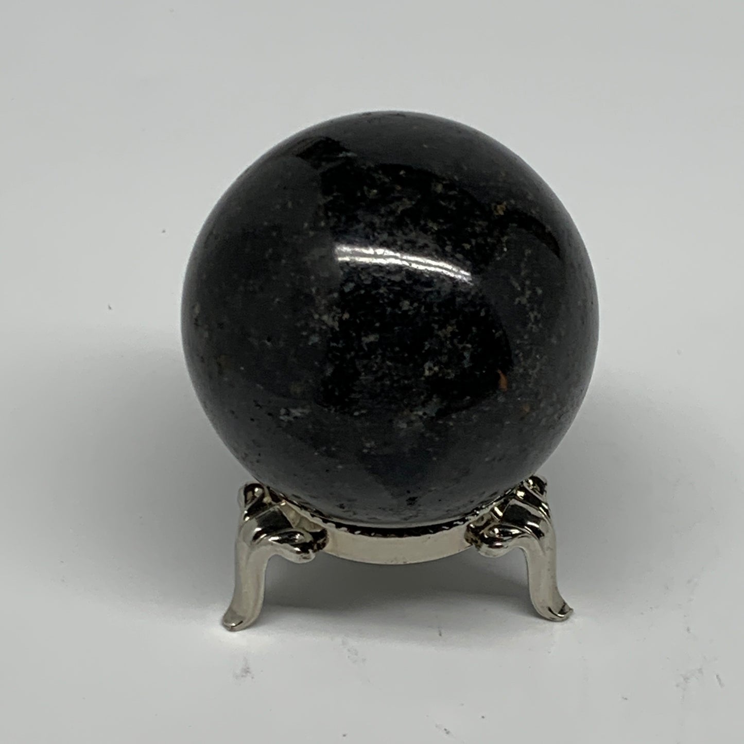 180.5g,1.9"(48mm), Natural Black Tourmaline Sphere Ball Gemstone @Brazil,B22407