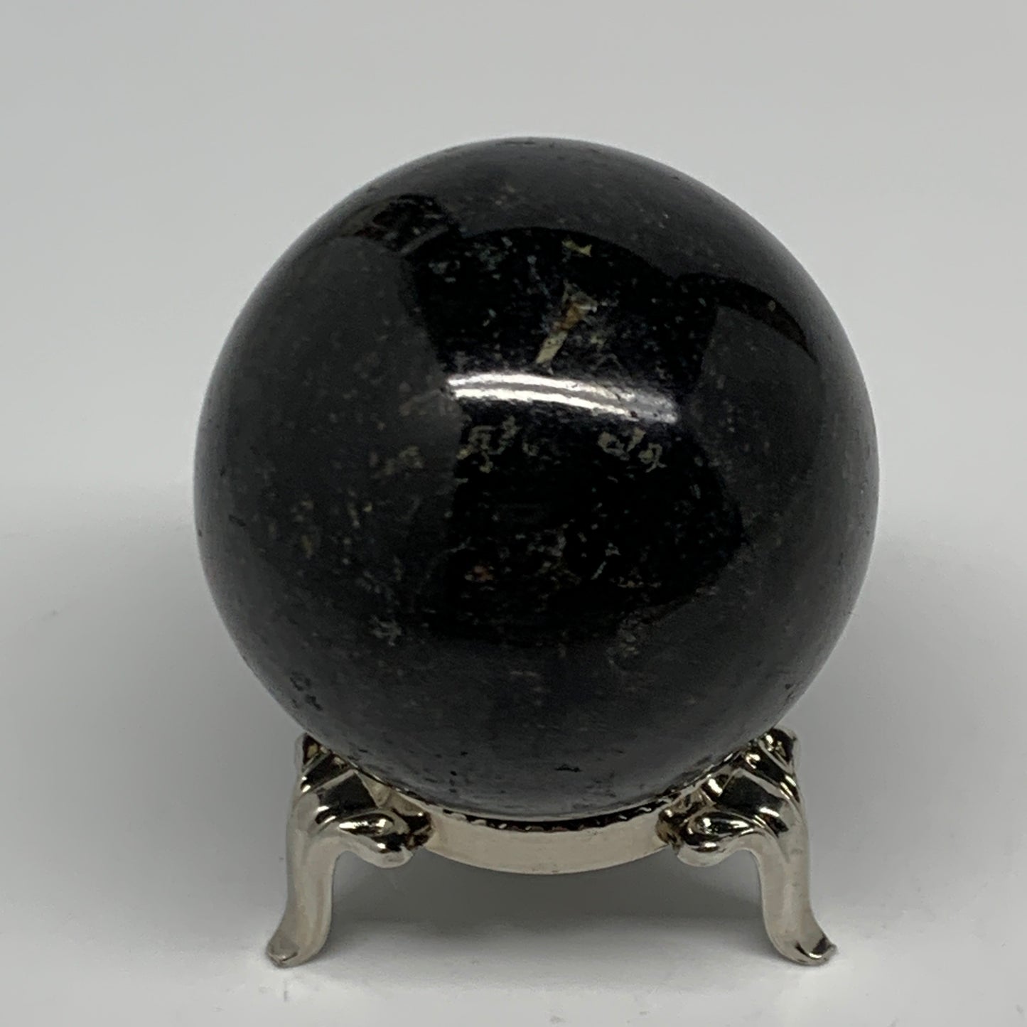 180.5g,1.9"(48mm), Natural Black Tourmaline Sphere Ball Gemstone @Brazil,B22407