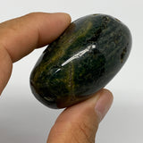 93.2g, 2.1"x1.6"x1.2"Ocean Jasper Palm-Stone Orbicular Jasper Reiki Energy,B1522