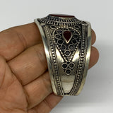 1pc, 1.6" Red Carnelian Turkmen Cuff Bracelet Tribal Small Marquise @Afghanistan