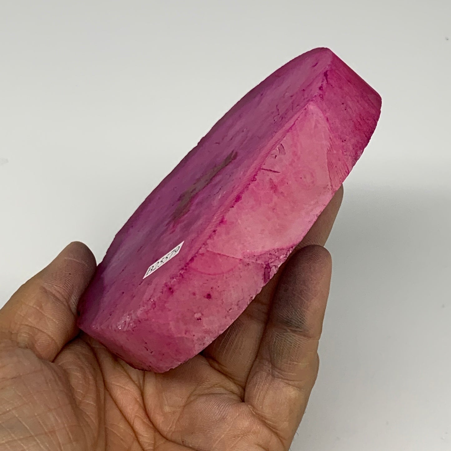 283.1g, 3.9"x3.6"x0.7", Dyed Agate Tea Light Candle Holder Crystal, B25579