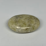 75g, 2.3"x1.6"x0.8", Natural Yellow Calcite Palm-Stone Crystal Polished Reiki, B