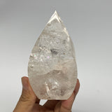 328.2g, 4.3"x2.3"x1.4", Natural Quartz Flame Polished Crystal @Brazil, B19143