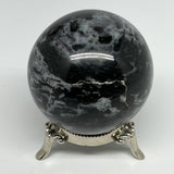 530g,2.8" (70mm) Indigo Gabbro Spheres Merlinite Gemstone @Madagascar,B19782
