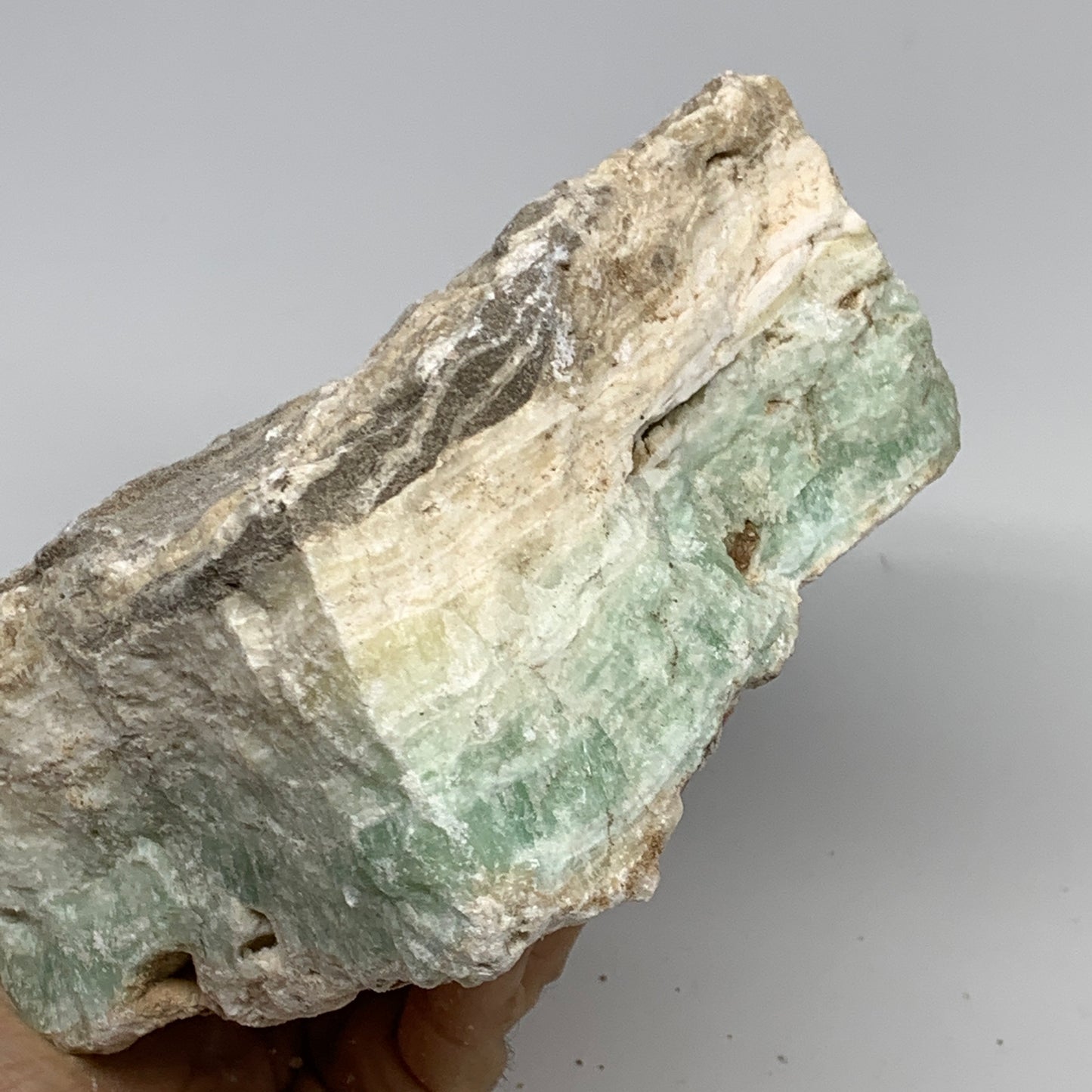 2538g, 6"x5.3"x3", Rough Pistachio Calcite Chunk Mineral @Afghanistan, B24600