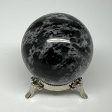 530g,2.8" (70mm) Indigo Gabbro Spheres Merlinite Gemstone @Madagascar,B19782