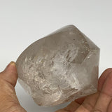 620g, 4.2"x3.2"x2.9", Natural Smoky Quartz Flame Polished Crystal @Brazil, B1914