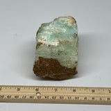 573g, 3.6"x2.5"x2.5", Rough Pistachio Calcite Chunk Mineral @Afghanistan, B24603