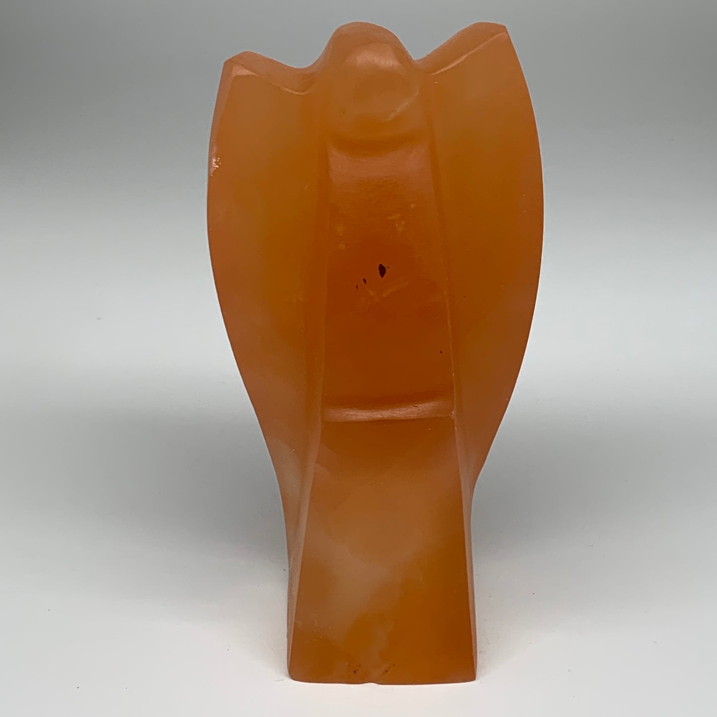 1474g, 8"x3.8"x2.8" Orange Selenite (Satin Spar) Angel Lamps @Morocco,B9440