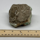 503g, 3.2"x3"x2.4", Rough Pistachio Calcite Chunk Mineral @Afghanistan, B24604