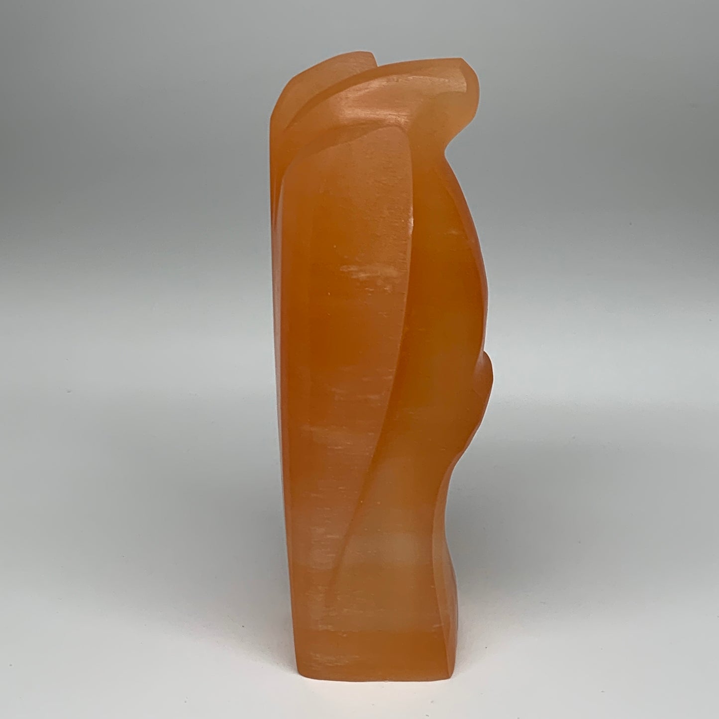 1474g, 8"x3.8"x2.8" Orange Selenite (Satin Spar) Angel Lamps @Morocco,B9440