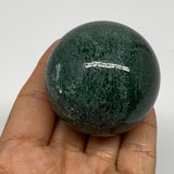 170.6g, 2"(50mm), Natural Moss Agate Sphere Ball Gemstone @India,B22429