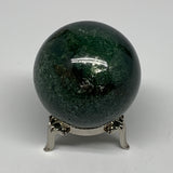 170.6g, 2"(50mm), Natural Moss Agate Sphere Ball Gemstone @India,B22429