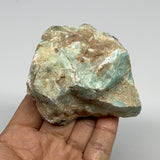 308g, 3"x2.5"x1.8", Rough Pistachio Calcite Chunk Mineral @Afghanistan, B24606