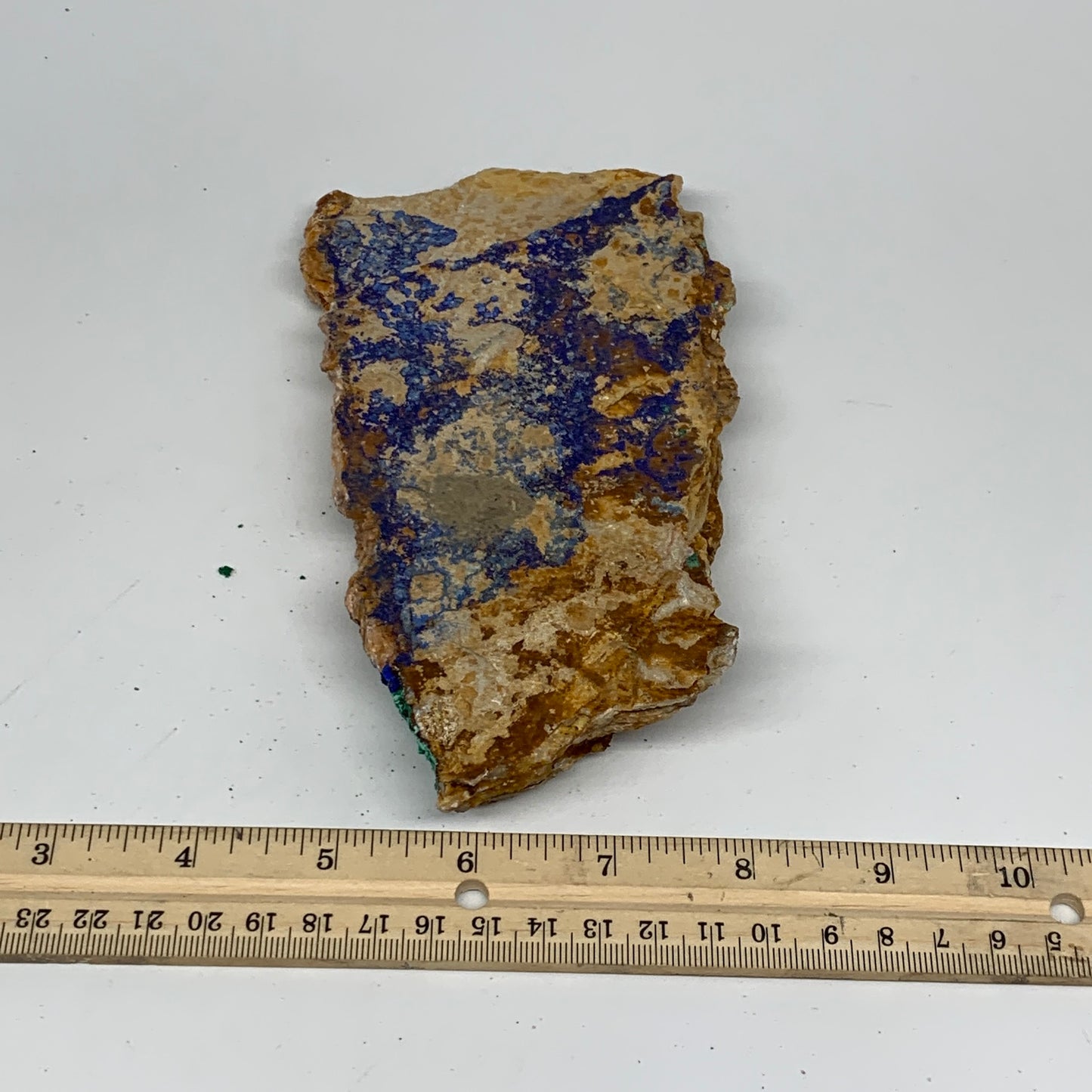467g, 6.6"x3.6"x0.9", Azurite Malachite Cerussite Mineral Specimen @Morocco, B11