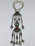 91.3g, 21" Turkmen Necklace Pendant Long Necktie Old Vintage Gold-Gilded,TN371