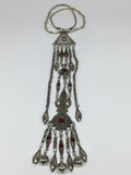 148.1g, 21" Turkmen Necklace Pendant Long Necktie Old Vintage Gold-Gilded,TN381