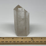 219.6g, 3.7"x1.6"x1.4", Natural Quartz Point Tower Polished Crystal @Brazil, B19
