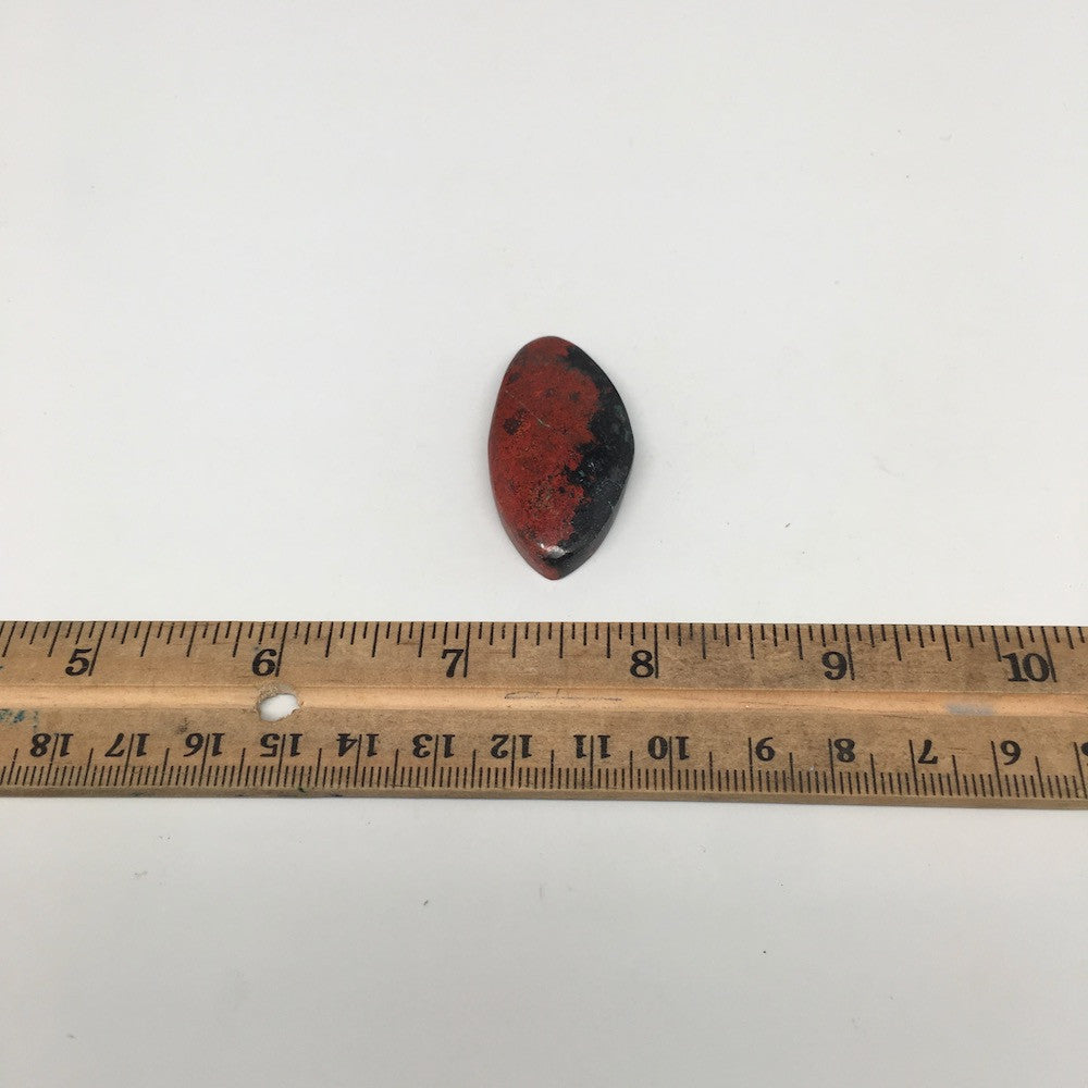 13.7g, 1.65"x 0.85" Sonora Sunset Chrysocolla Cuprite Cabochon from Mexico,SC181 - watangem.com