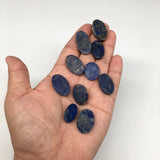 10pcs,41.9g,0.8"x1.1" Natural Lapis Lazuli Oval Shape Cabochons @Afghanistan,CP6 - watangem.com