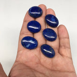 6pcs,23.4g,0.8"-0.9" Natural Lapis Lazuli Oval Shape Cabochons @Afghanistan,CP69