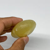 117.8g, 2.6"x1.8"x1", Lemon Calcite Palm-Stone Crystal Polished @Pakistan,B25499