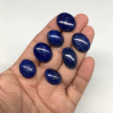 7pcs,23.5g,0.7"-0.8"Natural Lapis Lazuli Oval Shape Cabochons @Afghanistan,CP71 - watangem.com