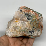 473.6g, 3.8"x3"x1.8", Malachite Galena Cerussite Chunk Rough Mineral Specimens,