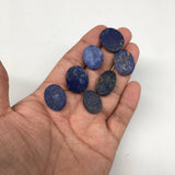 7pcs,23.5g,0.7"-0.8"Natural Lapis Lazuli Oval Shape Cabochons @Afghanistan,CP71 - watangem.com